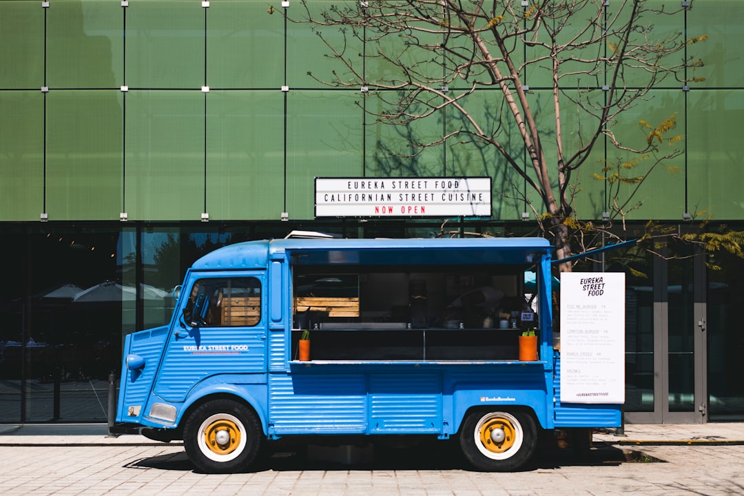 A food truck in Barcelona.